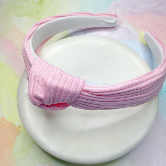 Baby Pink knotted headband